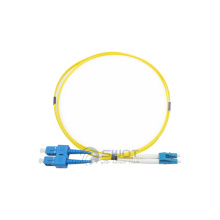 Wanbao manufacturer yellow SC to LC upc apc duplex single mode optic patch cord